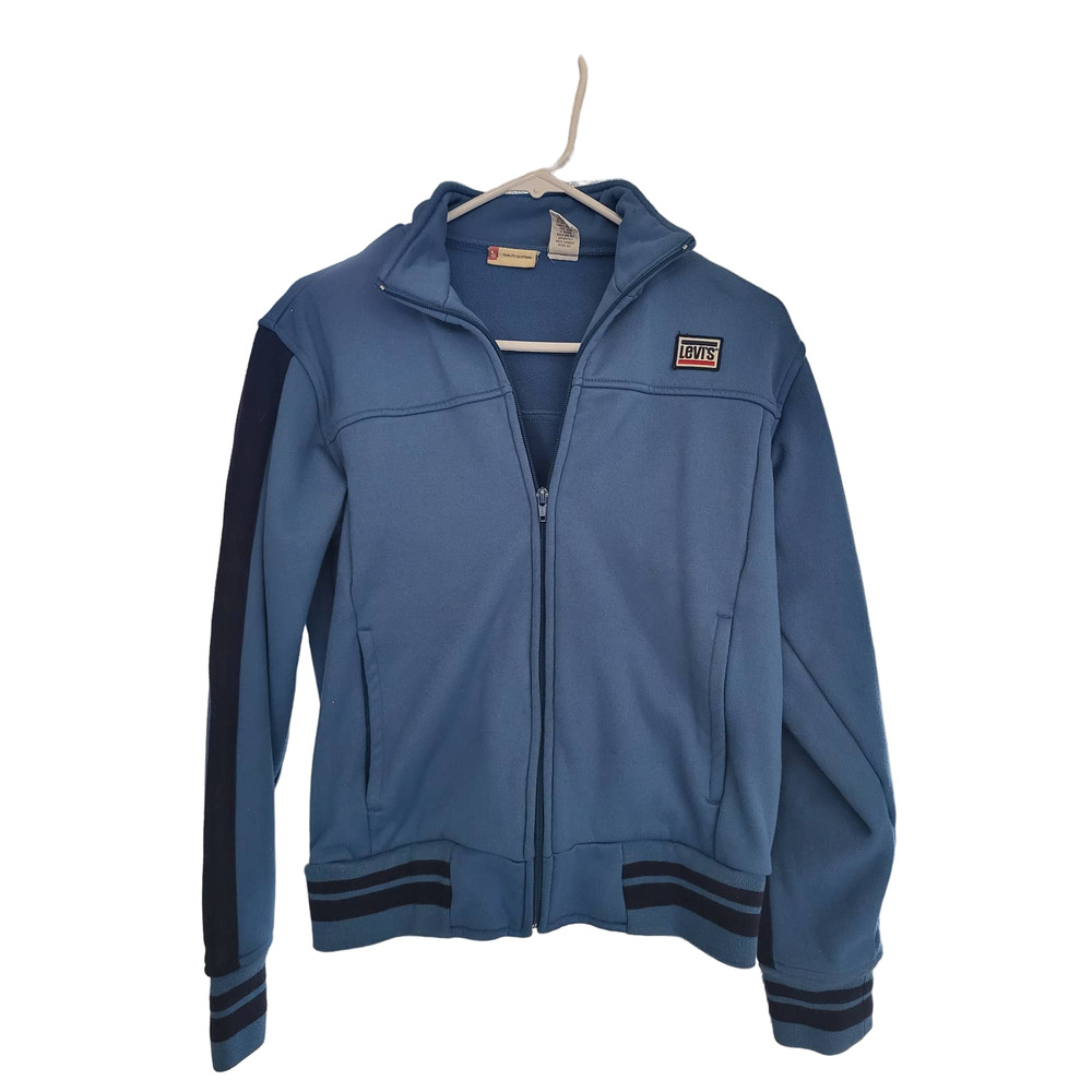 Vintage Levi's Men's Rare Blue Jogger Jacket